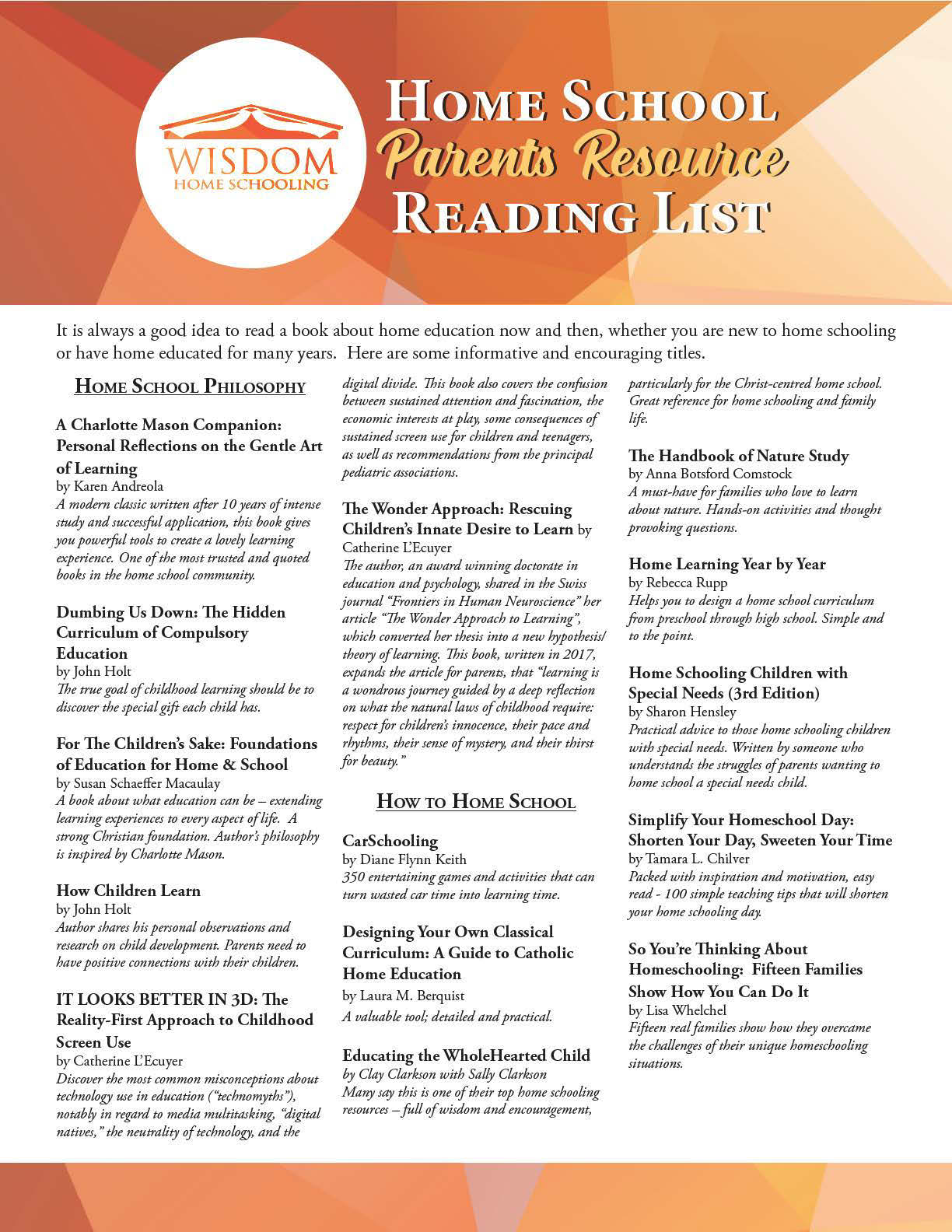 ParentReadingList Page 1