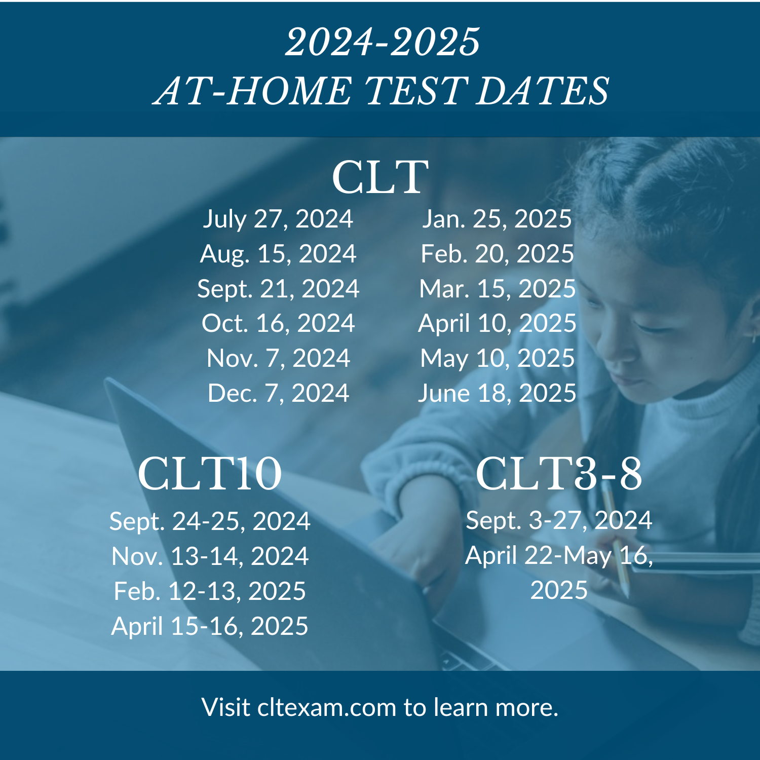 test dates