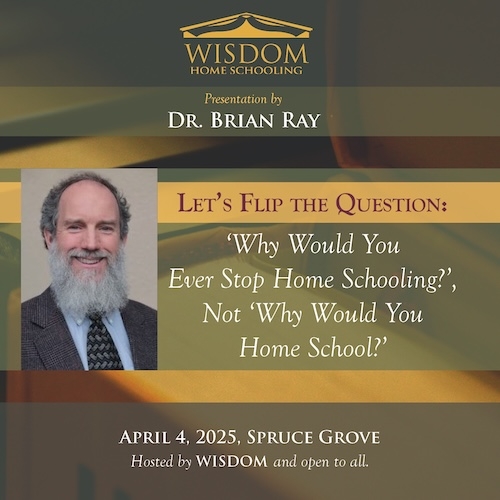 An Evening with Dr. Brian Ray: The Future of Education